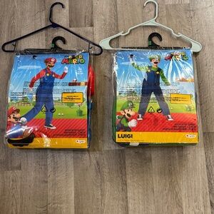 Disguise Mario and Luigi Kids Costume Set - Red, Blue, Green Halloween Costumes